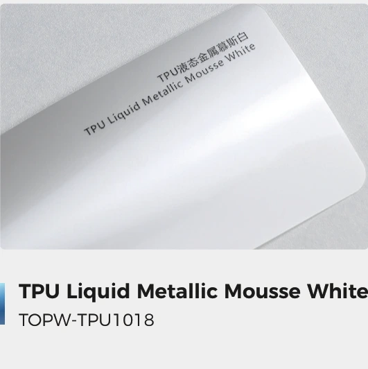 Liquid Metallic Mousse White