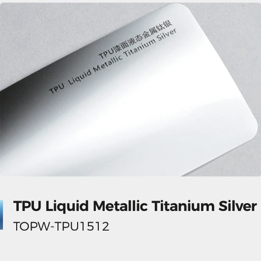 Liquid Metallic Titanium Silver