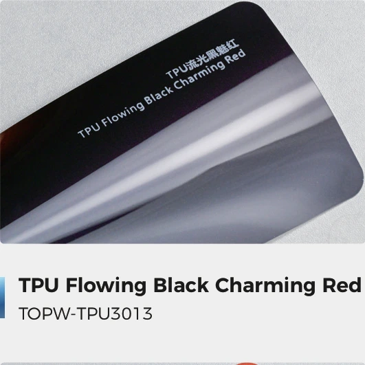 Flowing Black Charming Red