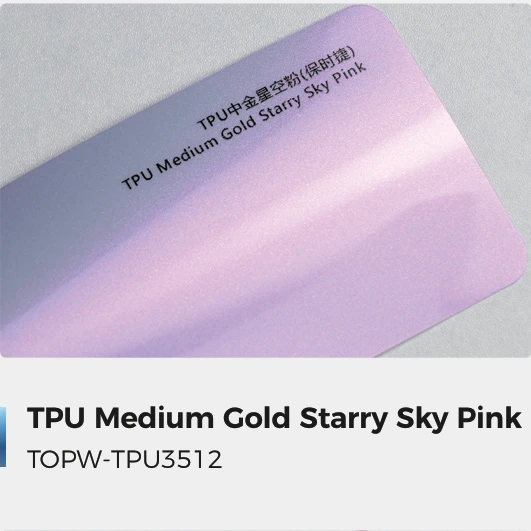 Medium Gold Starry Sky Pink