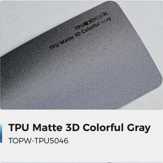 Matte 3D Colorful Gray
