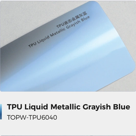 Liquid Metallic Grayish Blue