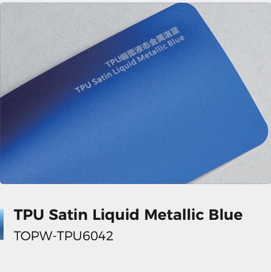 Satin Liquid Metallic Blue