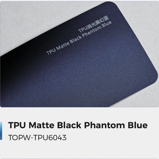 Matte Black Phantom Blue
