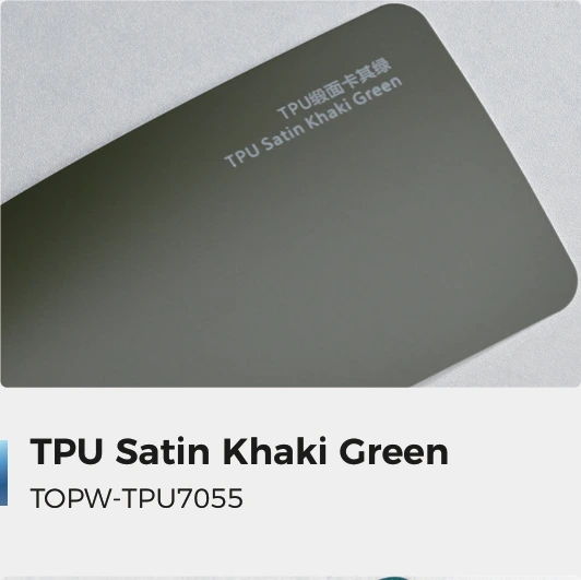Satin Khaki Green