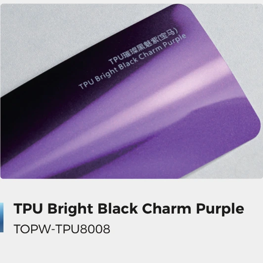 Bright Black Charm Purple