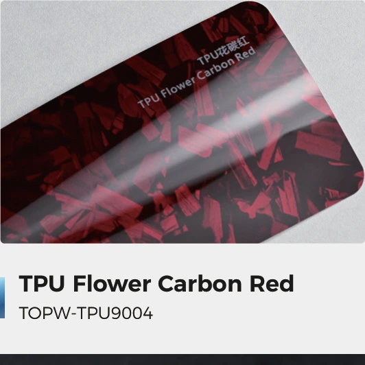 Flower Carbon Red