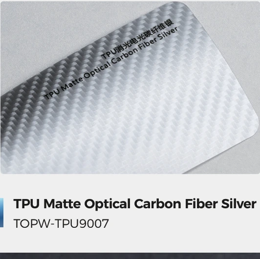 Matte Optical Carbon Fiber Silver
